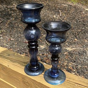 Candle holders.